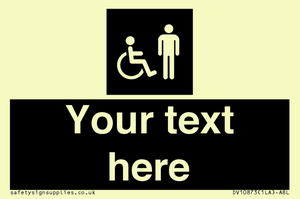 Custom information: black panel disabled and male